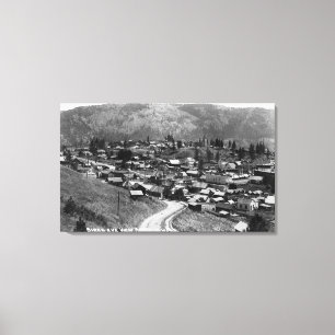 Aerial View of the Town 6 Canvas Print