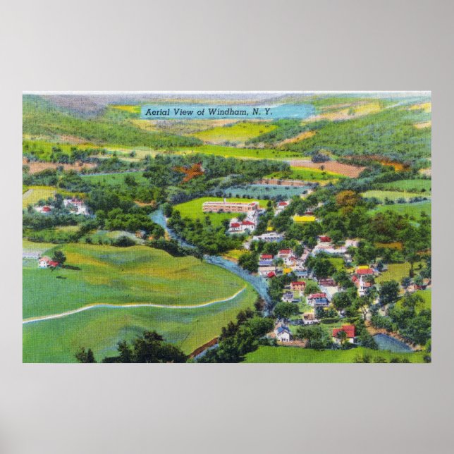 Aerial View of the Town 6 Poster (Front)