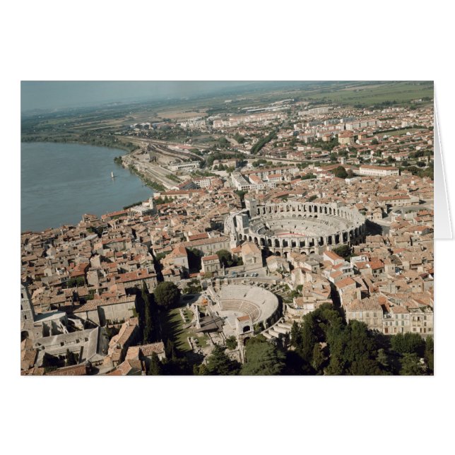 Aerial view of the town with (Front Horizontal)