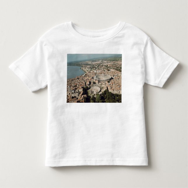 Aerial view of the town with toddler T-Shirt (Front)