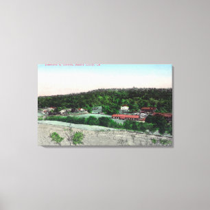 Aerial View of the TownKnowles, CA Canvas Print