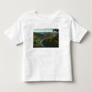 Aerial View of the Trail and Deerfield Valley Toddler T-Shirt