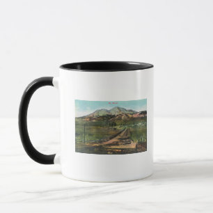 Aerial View of the Valley and Mt. Shasta Mug