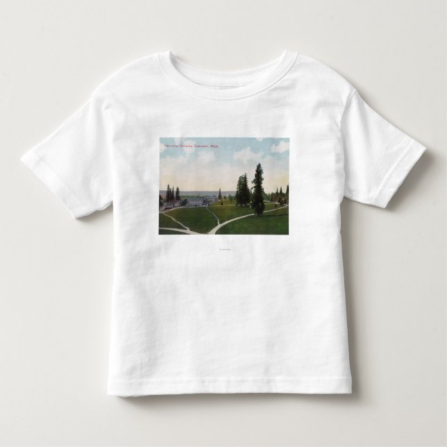 Aerial View of the Vancouver Barracks Toddler T-Shirt (Front)