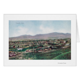 Aerial View of Town from the Hills