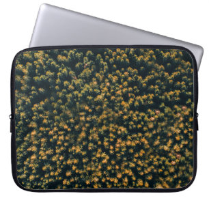 Aerial view of trees laptop sleeve