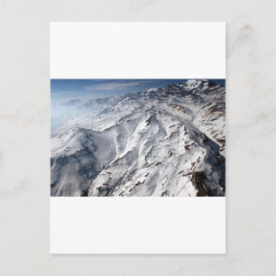 Aerial view of Valle Nevado ski resort Chile Postcard