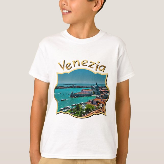 Aerial View of Venice, Italy T-Shirt (Front)