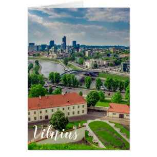 Aerial view of Vilnius, Lithuania