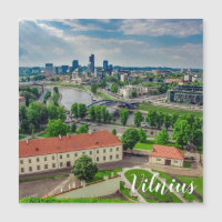 Aerial view of Vilnius, Lithuania Postcard