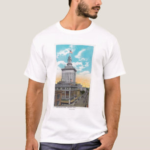 Aerial View of Washington StreetOakland, CA T-Shirt