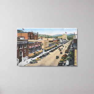 Aerial View of Wenatchee Avenue Canvas Print