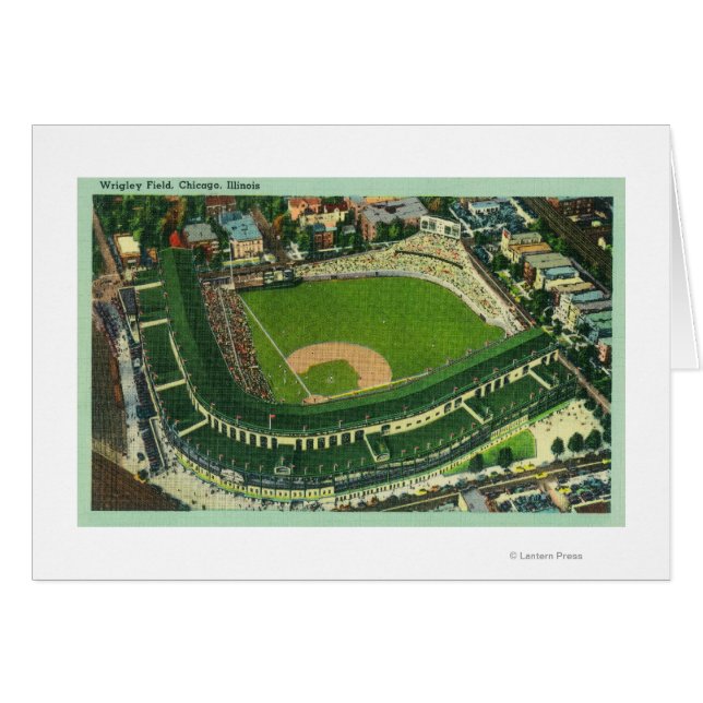 Aerial View of Wrigley Field # 2Chicago, IL (Front Horizontal)