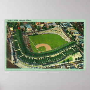 Aerial View of Wrigley Field # 2Chicago, IL Poster
