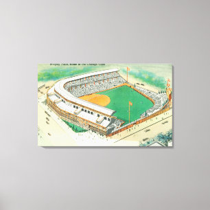 Aerial View of Wrigley Field # 3Chicago, IL Canvas Print