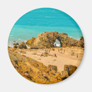 Aerial View Pedra Furada Jericoacoara Brazil Magnet