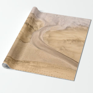 Aerial view photography of desert wrapping paper