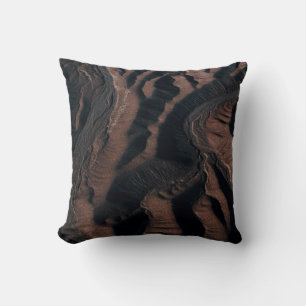 Aerial view photography of mountain cushion