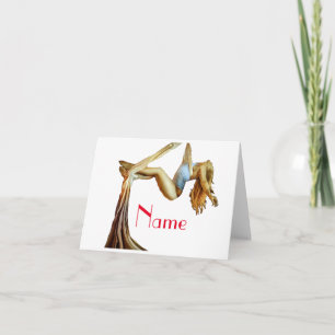 Aerial yoga fitness Thunder_Cove Card