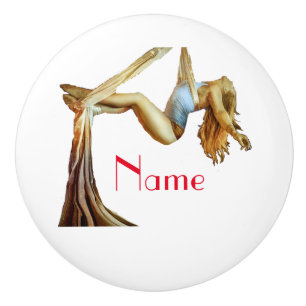 Aerial yoga fitness Thunder_Cove Ceramic Knob