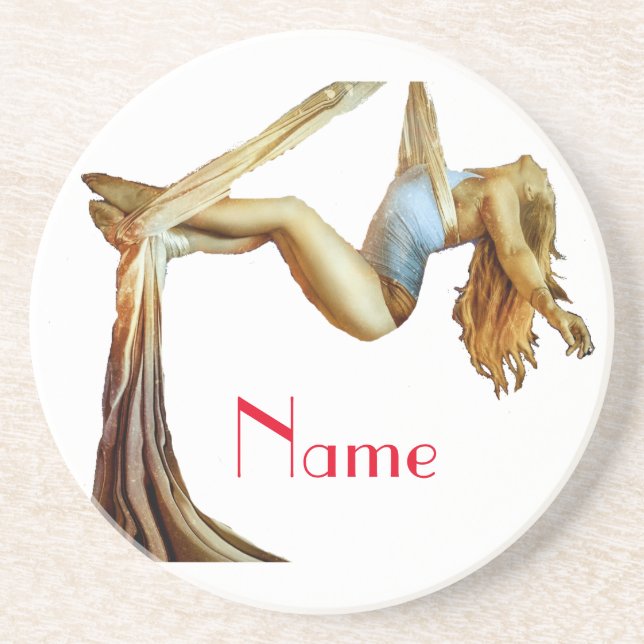 Aerial yoga fitness Thunder_Cove Coaster (Front)