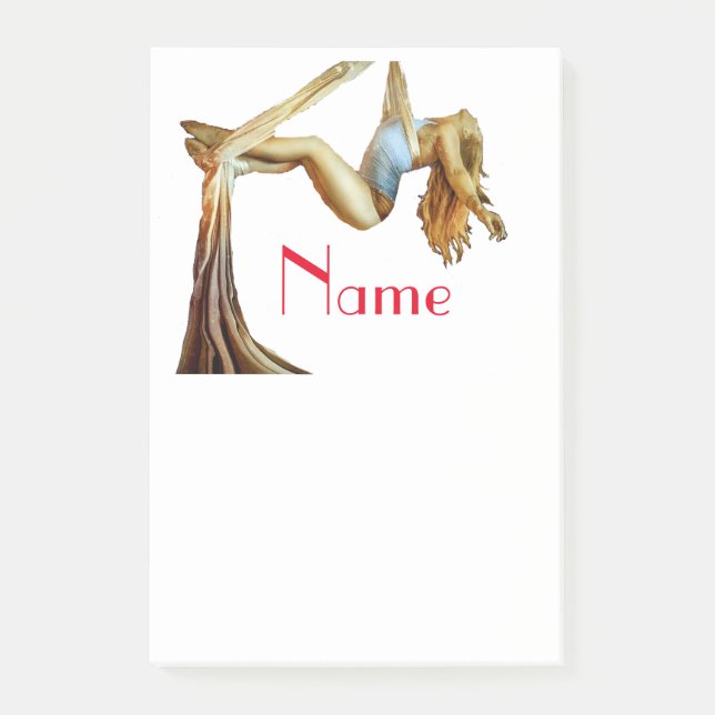 Aerial yoga fitness Thunder_Cove Post-it Notes (Front)