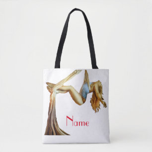 Aerial yoga fitness Thunder_Cove  Tote Bag