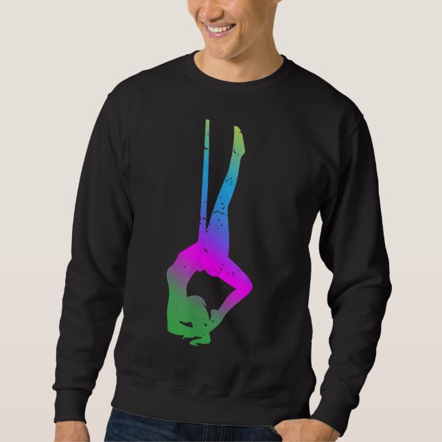 Aerial Yoga Hammock Modern Yoga Sweatshirt (Front)