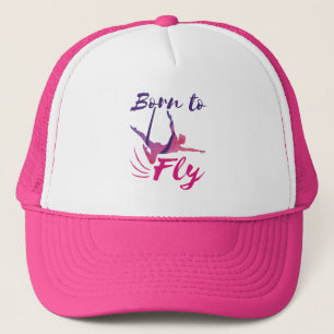 Aerial Yoga Silks Born to Fly Trucker Hat