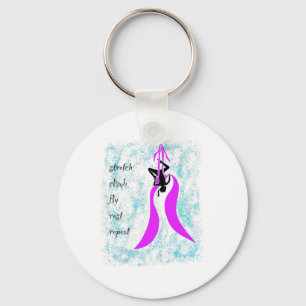 Aerial Yoga Silks Kid Child Key Ring