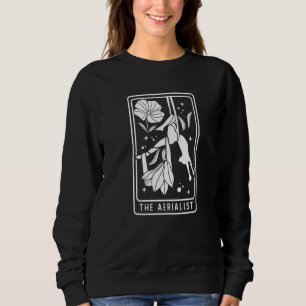 Aerialist Floral Acrobatics Dancer Aerial Silk Cir Sweatshirt