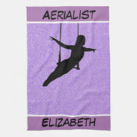 Aerialist Purple Glitter
