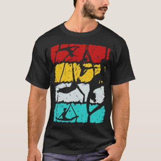 Aerialist Vintage Air Yoga Acrobatics Women Aerial T-Shirt