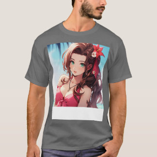 aerith in beach T-Shirt