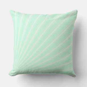 Aero blue Colour Stripe Funky Pattern Cushion