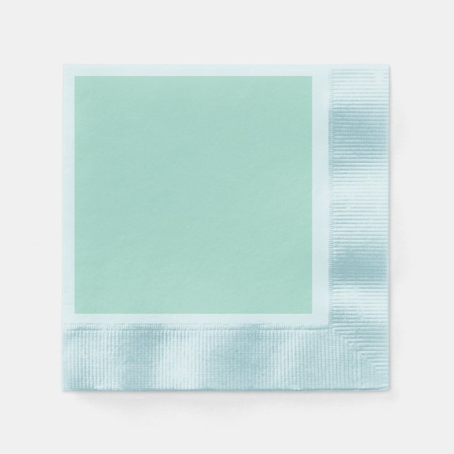 Aero blue	(solid colour)  napkin (Front)