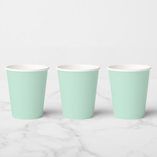  Aero blue	(solid colour)  Paper Cups (Multi)