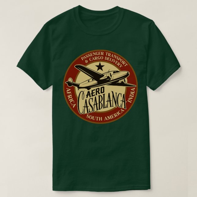 Aero Casablanca T-Shirt (Design Front)