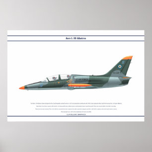 Aero L-39 Uzbekistan Poster