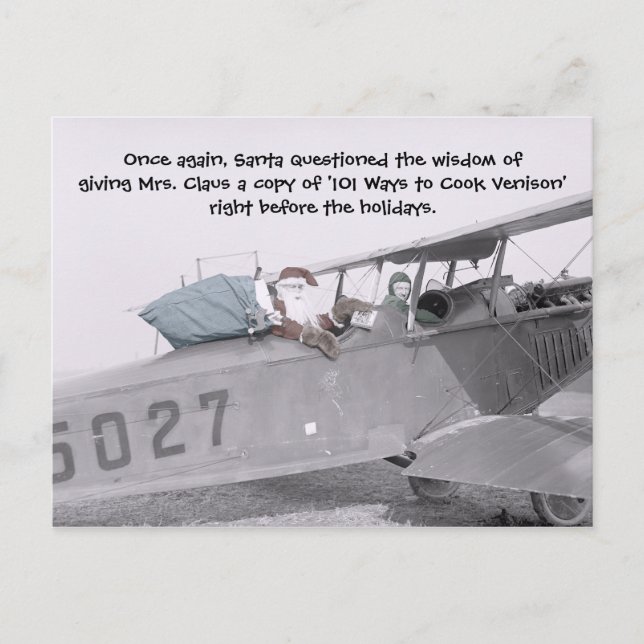 Aero Santa! - Postcard (Front)