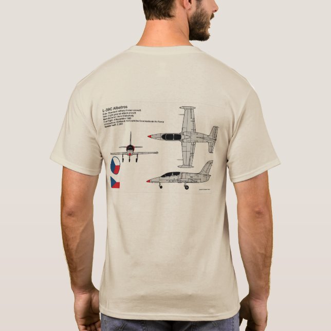 Aero Vodochody L-39 Albatros T-Shirt (Back)