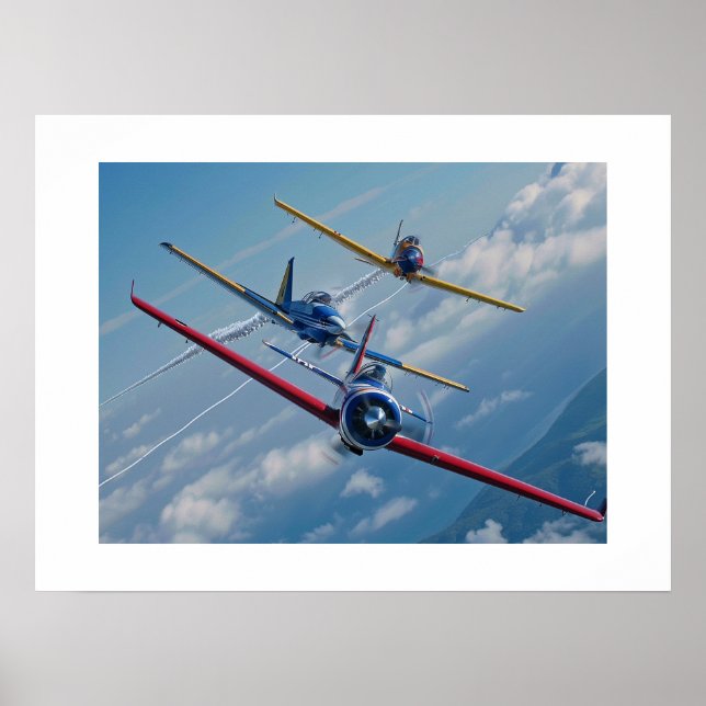 Aerobatic Planes Poster (Front)