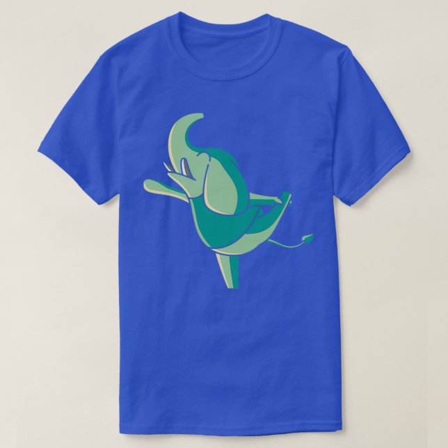 Aerobic elephant T-Shirt (Design Front)