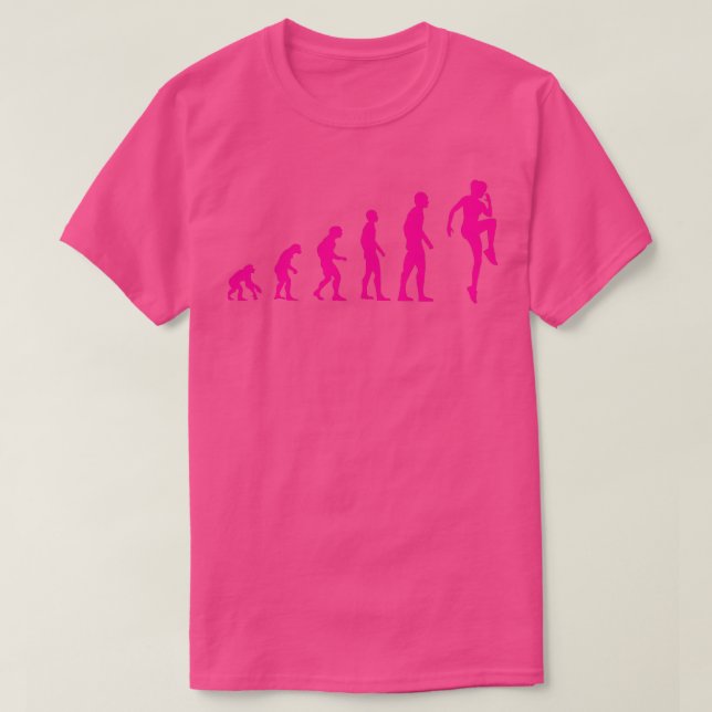 Aerobics Evolution Funny Gymnastics Gift 1 T-Shirt (Design Front)