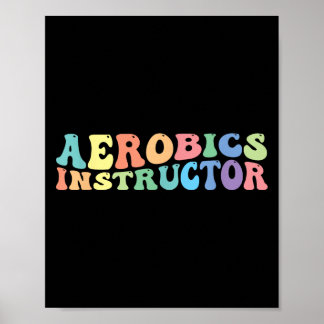 Aerobics Instructor Exercise Fitness  Poster