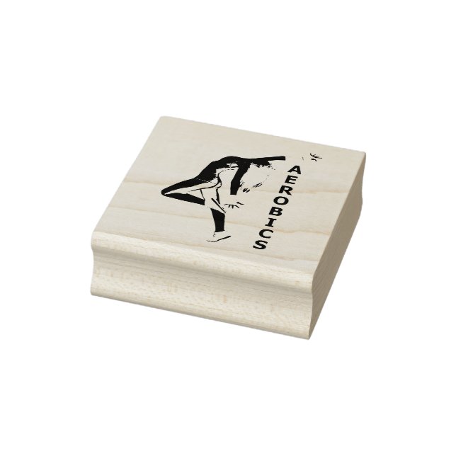 Aerobics Rubber Stamp (Stamp)