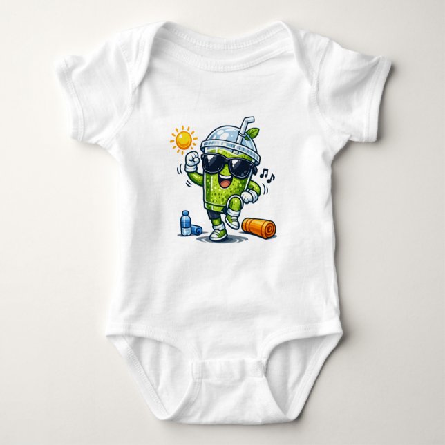 Aerobics Smoothie Baby Bodysuit (Front)