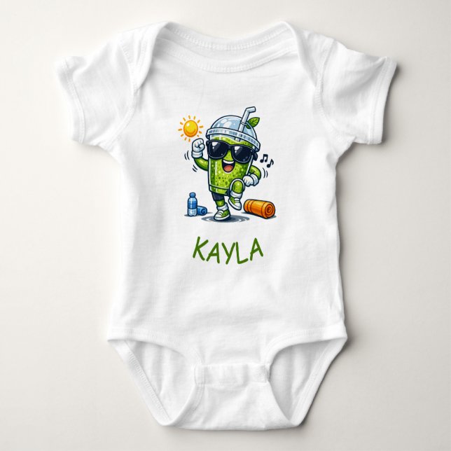 Aerobics Smoothie Baby Bodysuit (Front)