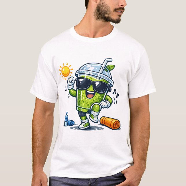 Aerobics Smoothie T-Shirt (Front)
