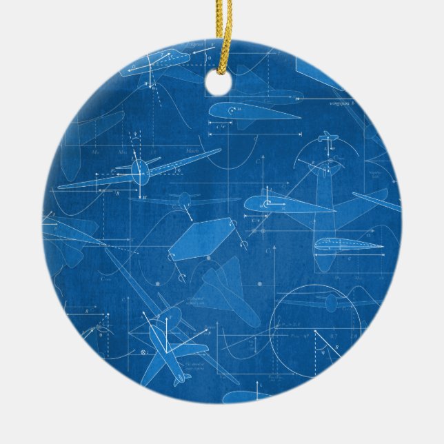 Aerodynamics Ceramic Tree Decoration (Front)